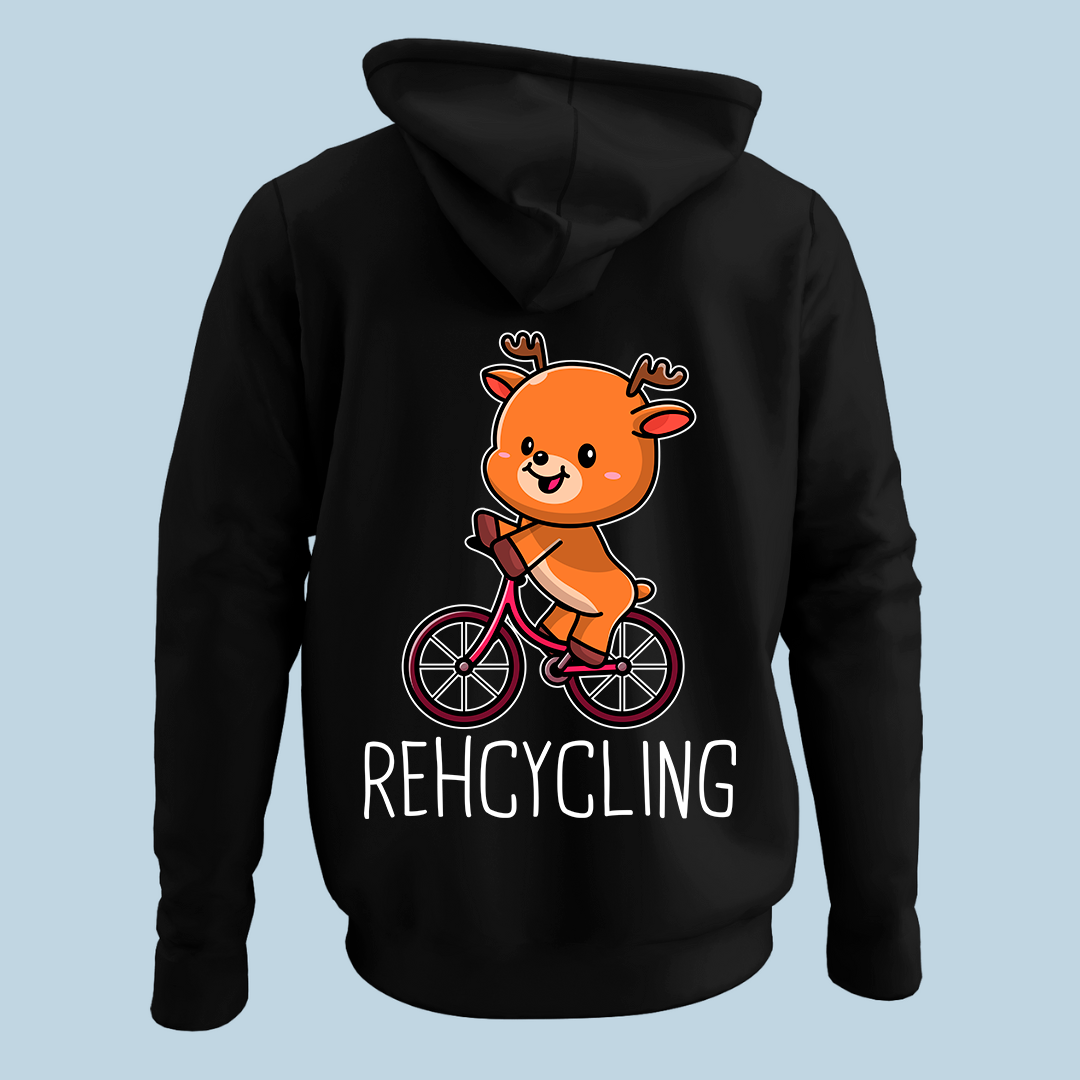 Rehcycling - Hoodie Unisex Rückendruck