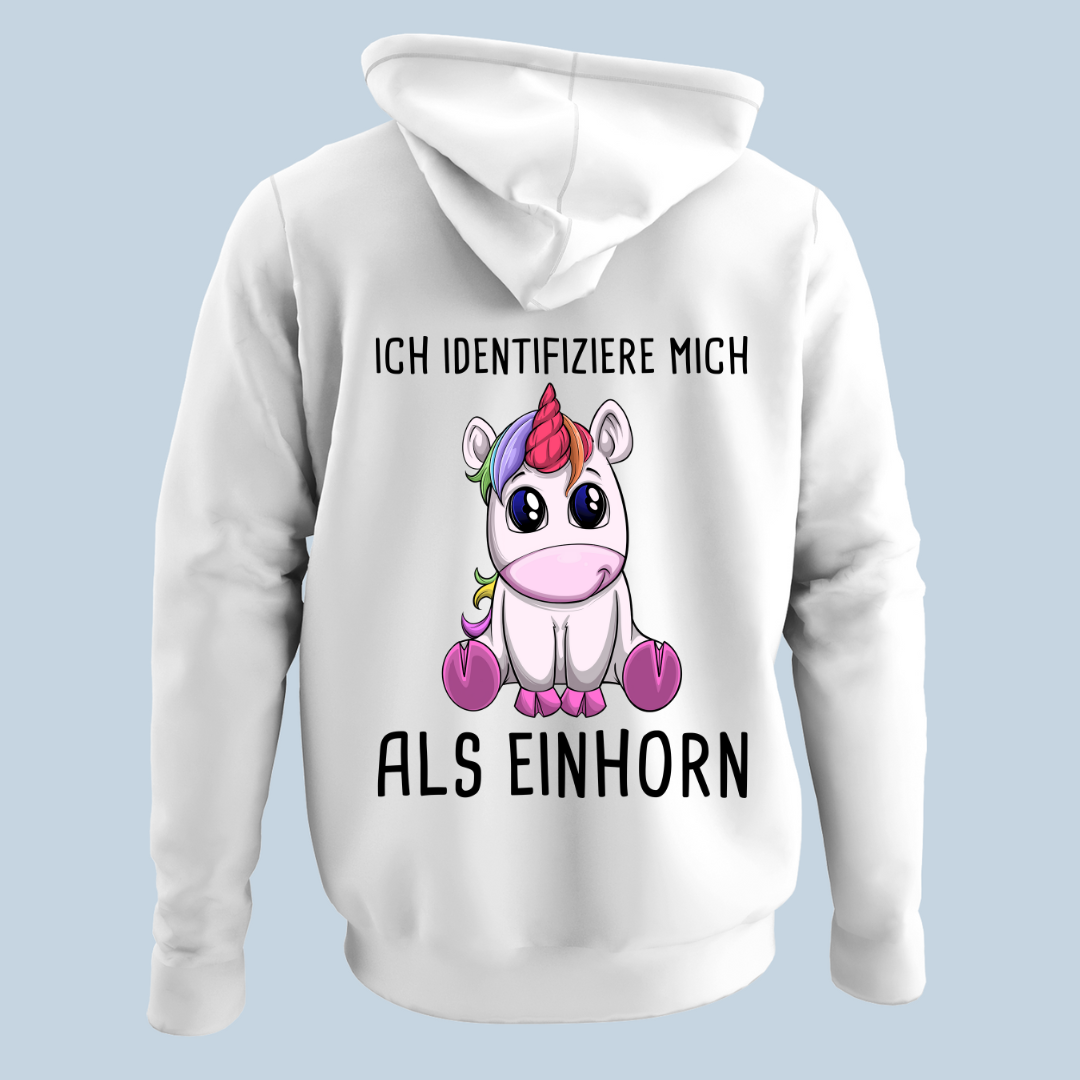 Identifiziere Einhorn - Hoodie Unisex