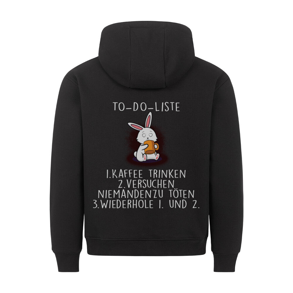 To-Do Bunny - Hoodie Unisex Rückendruck