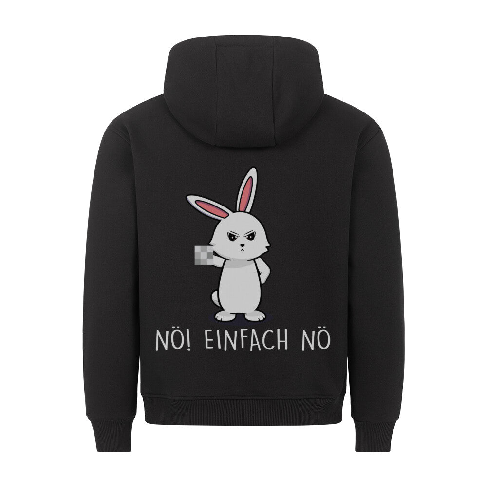 Nö Bunny - Hoodie Unisex Rückendruck
