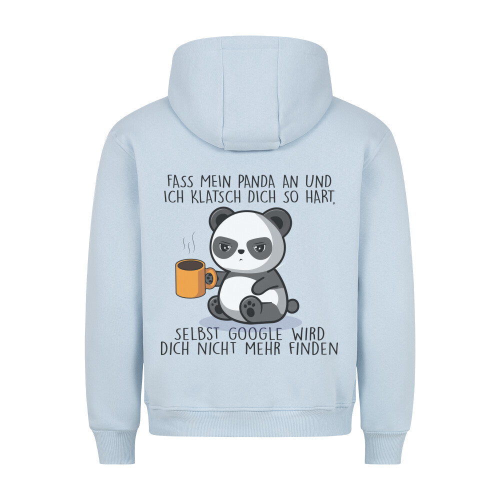 Anfassen Cute Panda - Hoodie Unisex Rückendruck