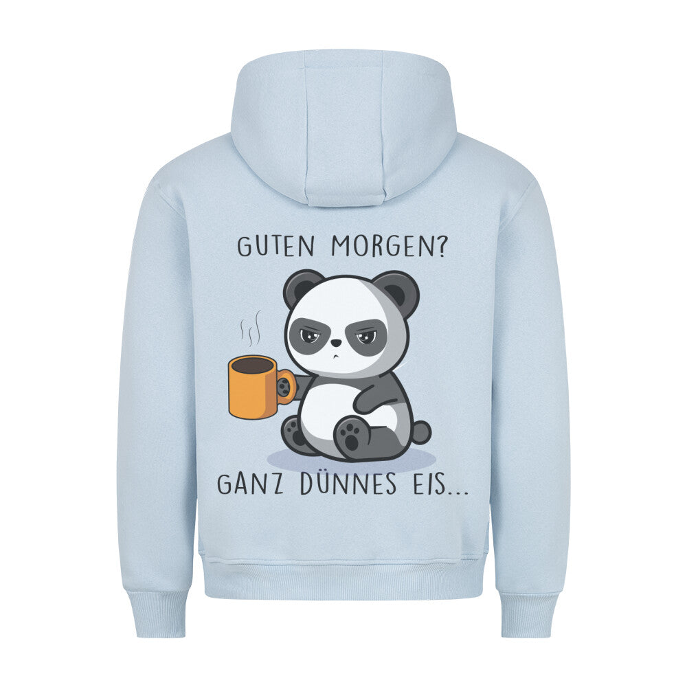 Guten Morgen Cute Panda - Hoodie Unisex Rückendruck