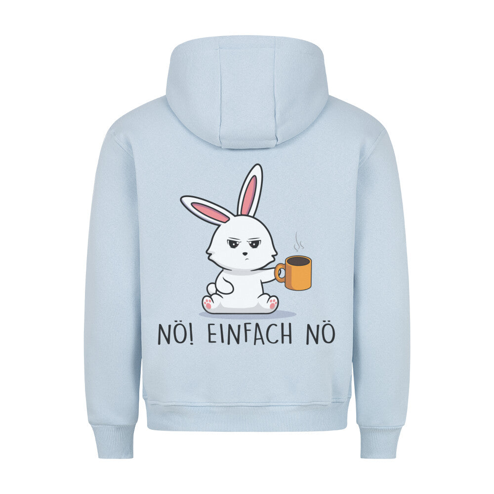 Nö! Kaffee Bunny - Hoodie Unisex Rückendruck