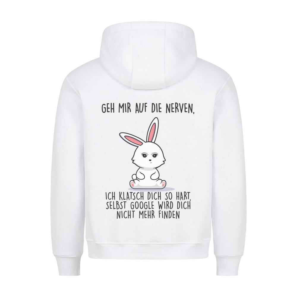 Nerven Cute Bunny - Hoodie Unisex Rückendruck