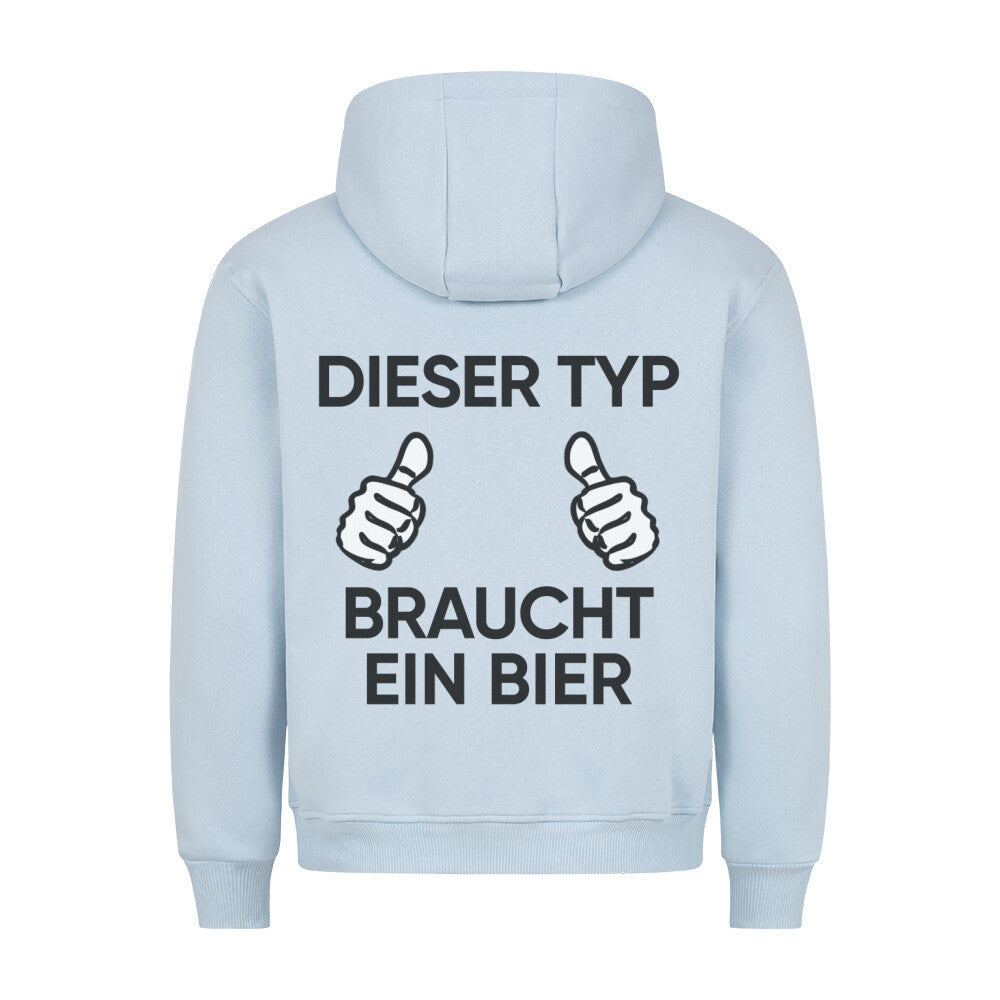 Dieser Typ - Hoodie Unisex Rückendruck