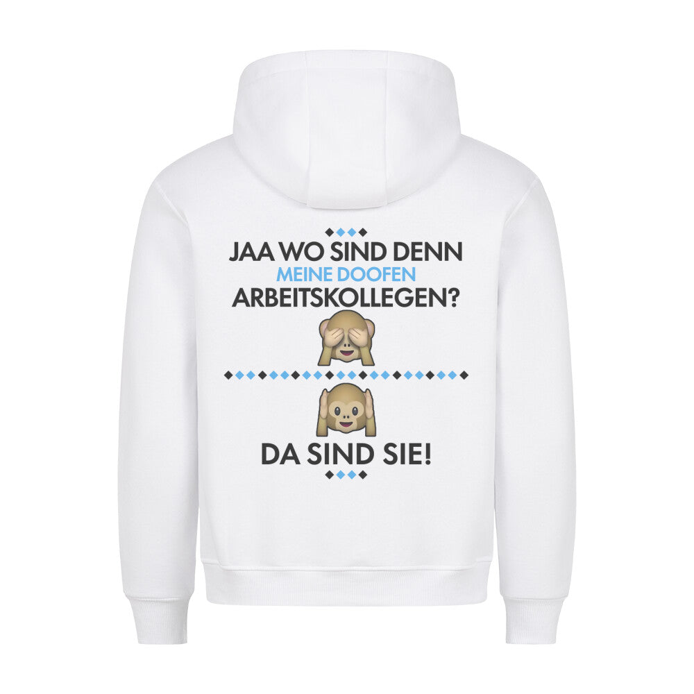 Arbeitskollegen - Hoodie Unisex Rückendruck