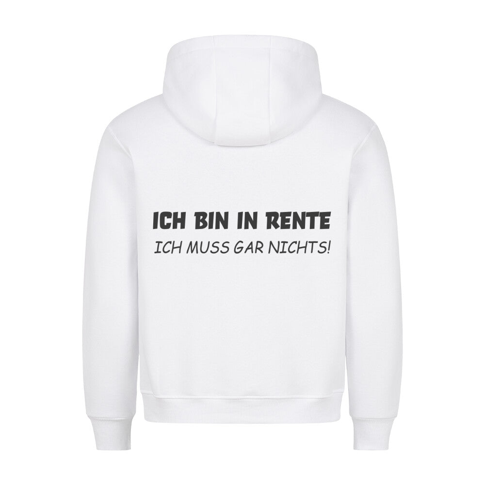 Rente 2 - Hoodie Unisex Rückendruck