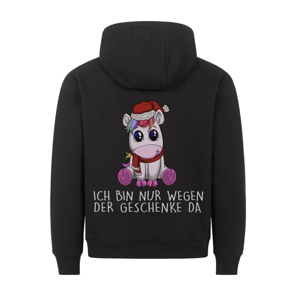 Geschenke Einhorn - Hoodie Unisex Rückendruck