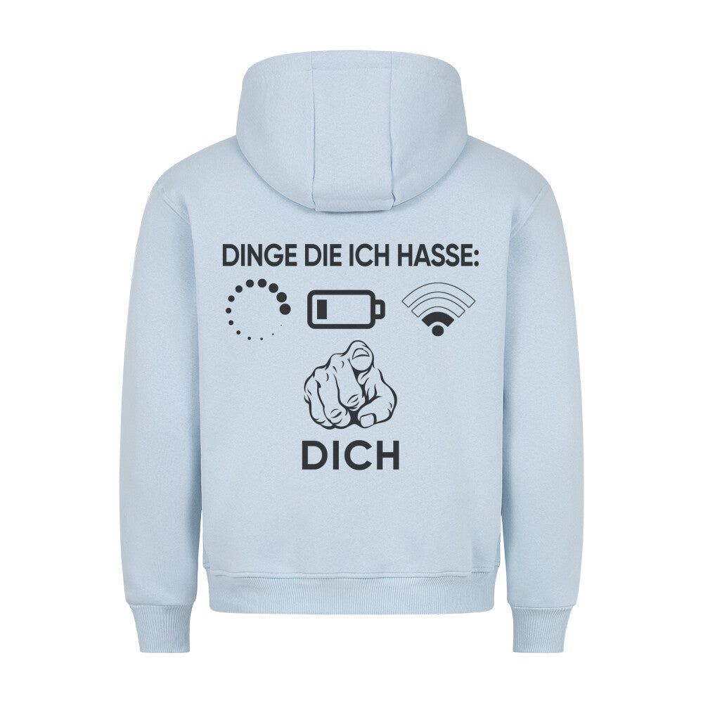 Hassen - Hoodie Unisex Rückendruck