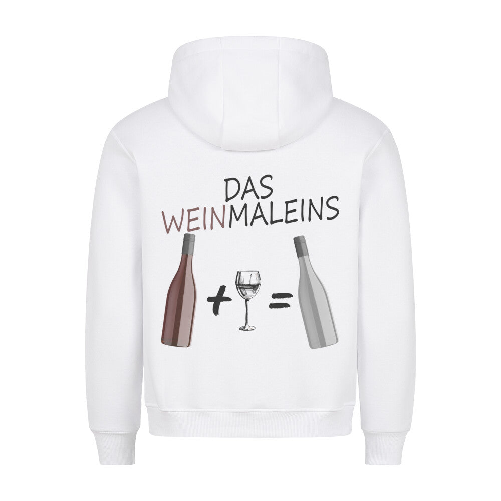 Weinmaleins - Hoodie Unisex Rückendruck