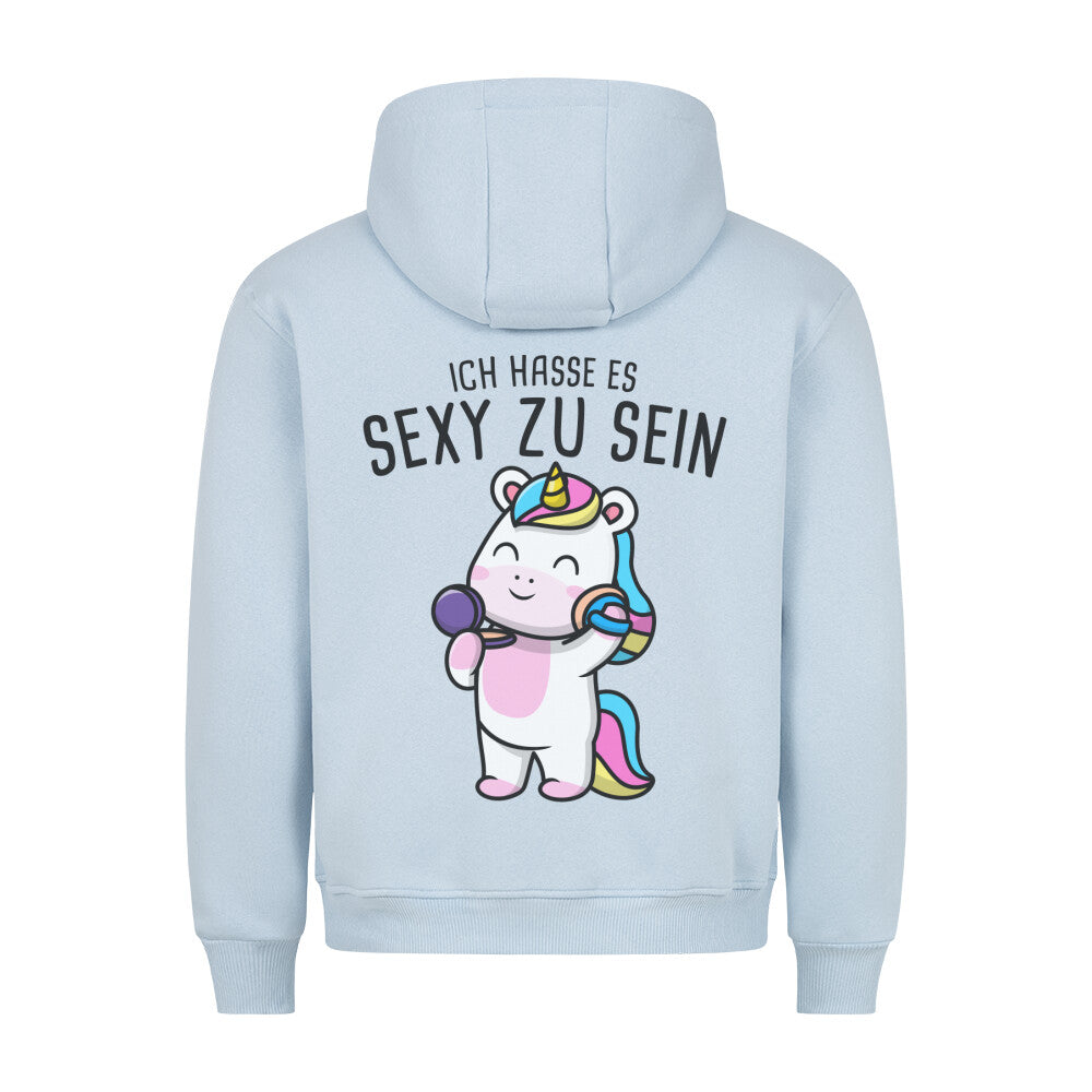 Sexy Einhorn - Hoodie Unisex Rückendruck