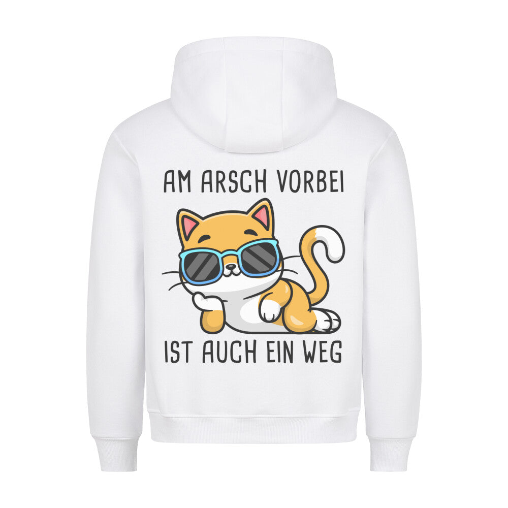 Am Arsch vorbei - Hoodie Unisex Rückendruck