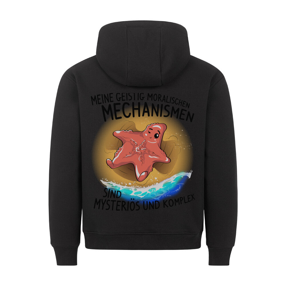 Moralische Mechanismen - Hoodie Unisex Rückendruck