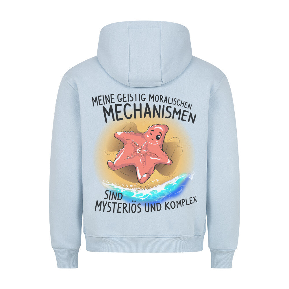 Moralische Mechanismen - Hoodie Unisex Rückendruck