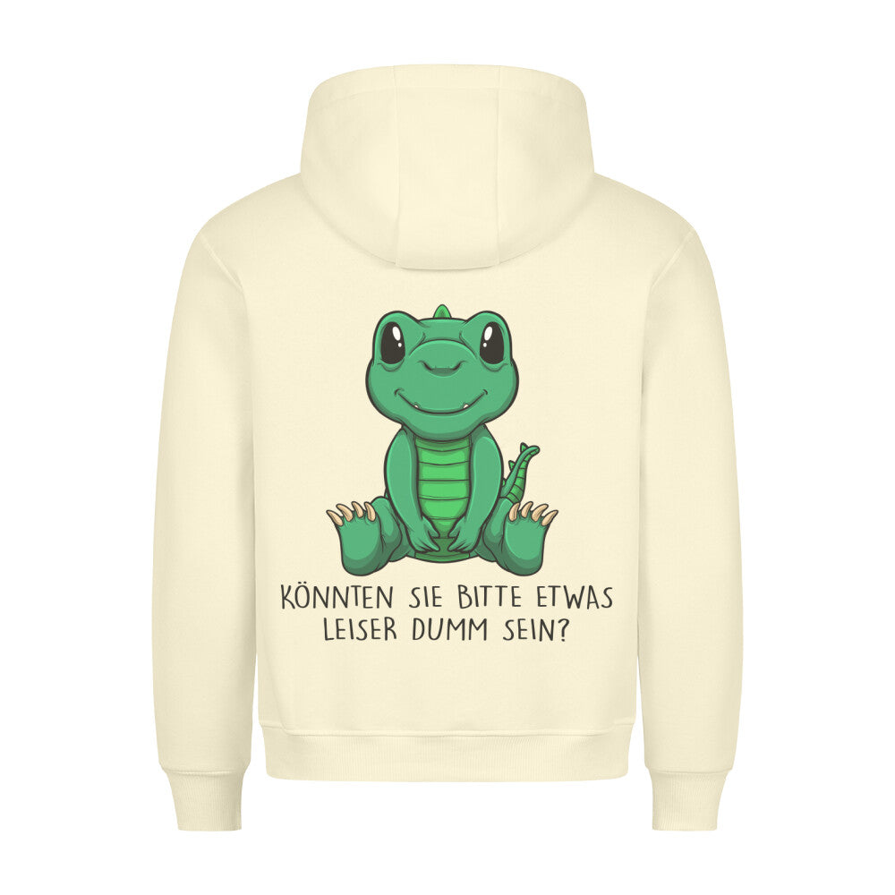 Leise Dinosaurier - Hoodie Unisex Rückendruck