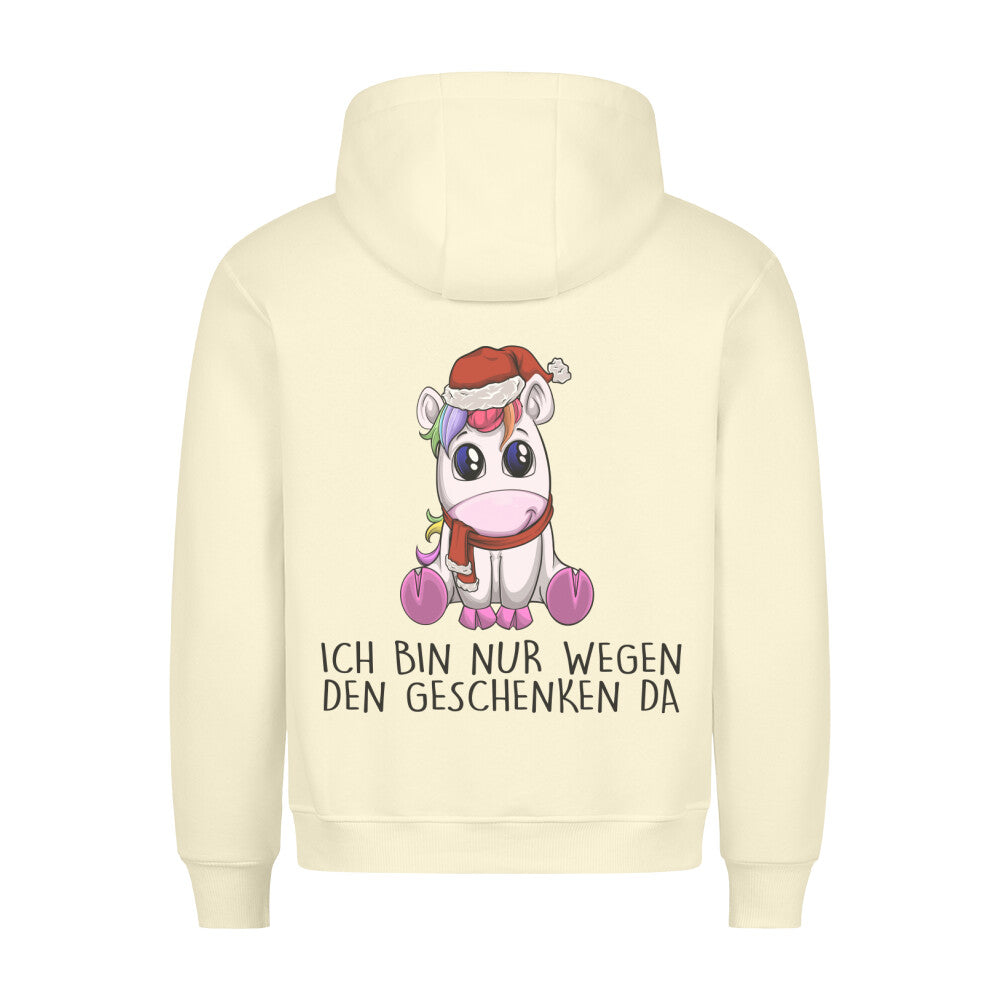 Geschenke Einhorn - Hoodie Unisex Rückendruck