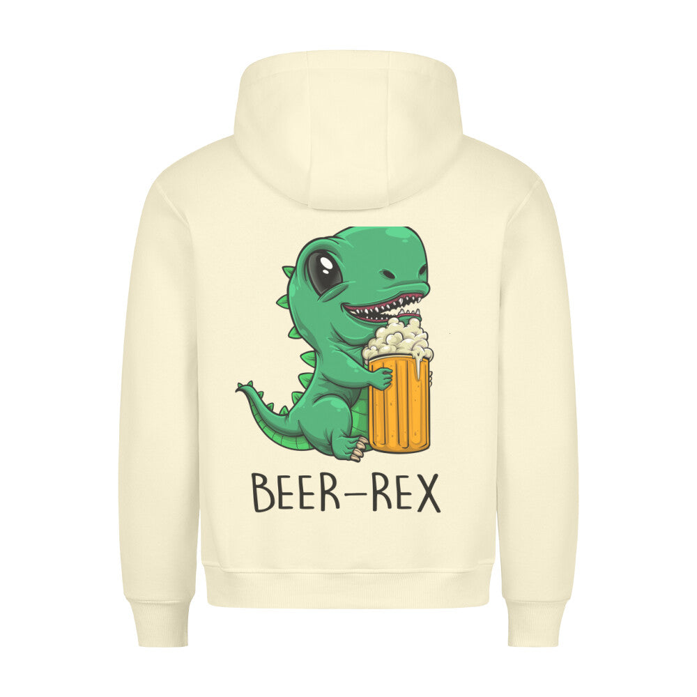 Beer-Rex - Hoodie Unisex Rückendruck