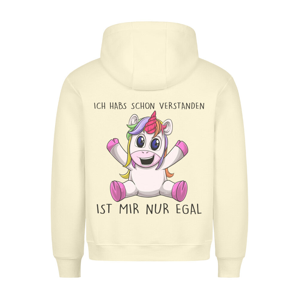 Verstanden Unicorn - Hoodie Unisex Rückendruck