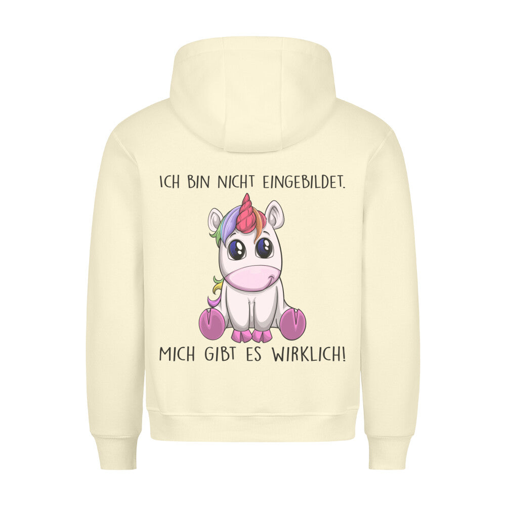 Eingebildet Einhorn - Hoodie Unisex Rückendruck