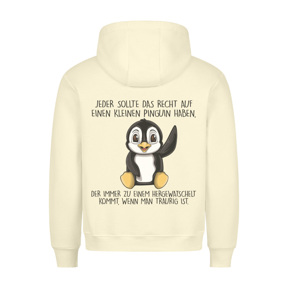 Hergewatschelt Pinguin - Hoodie Unisex Rückendruck