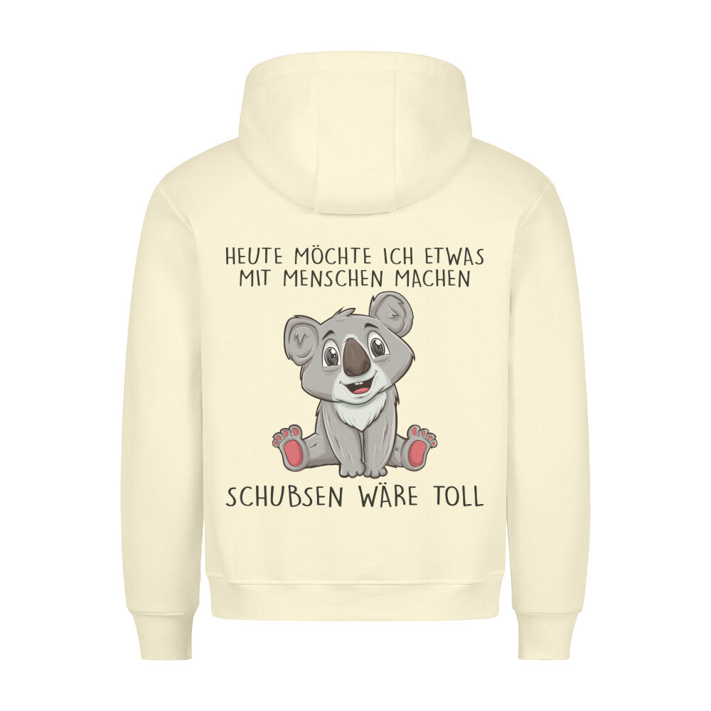 Schubsen Koala - Hoodie Unisex Rückendruck