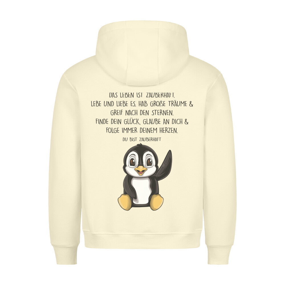 Zauberhaft Pinguin - Hoodie Unisex Rückendruck