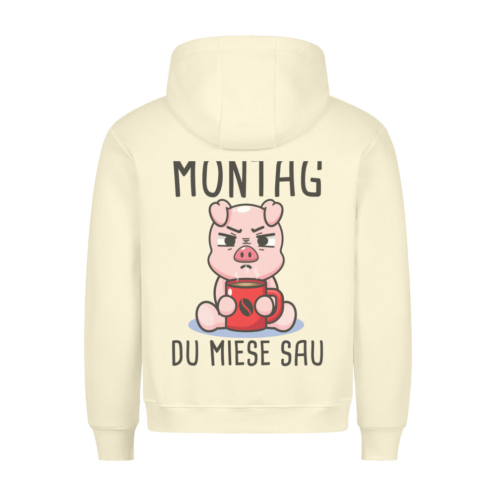 Miese Sau - Hoodie Unisex Rückendruck