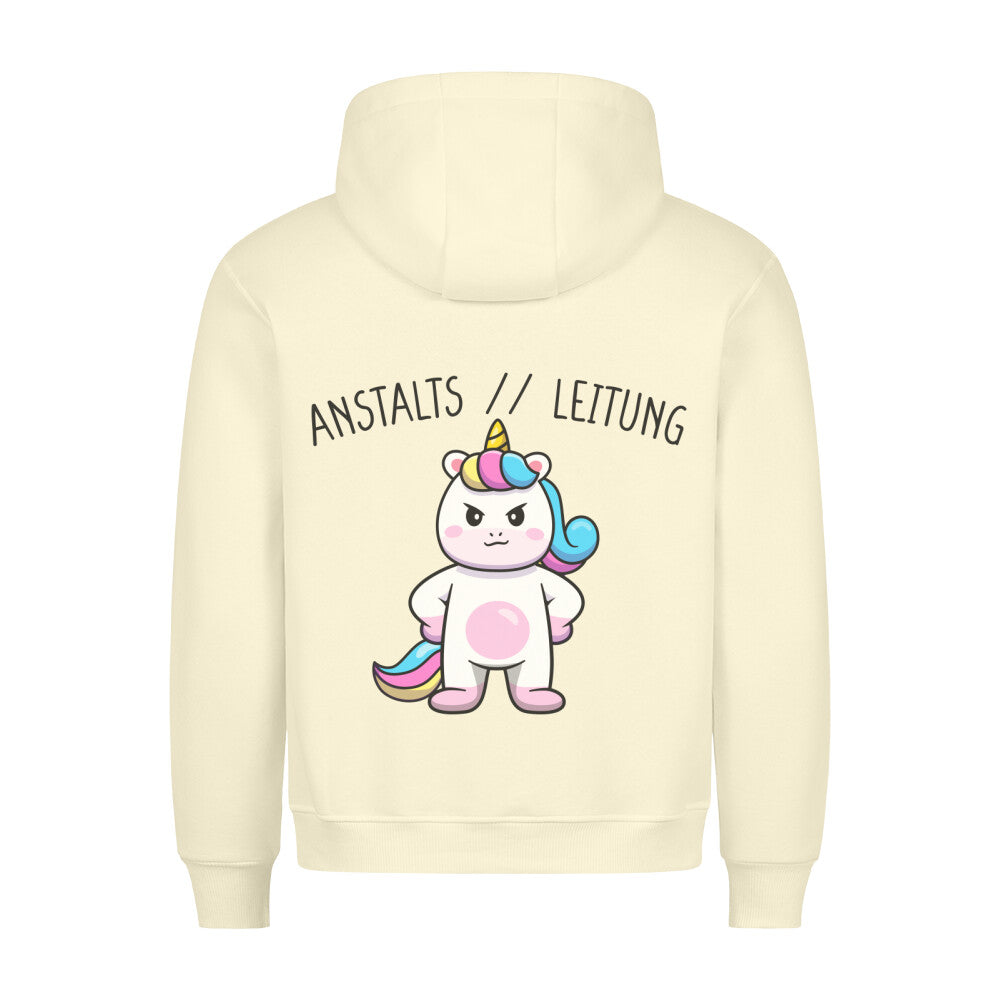 Anstaltsleitung Einhorn - Hoodie Unisex Rückendruck