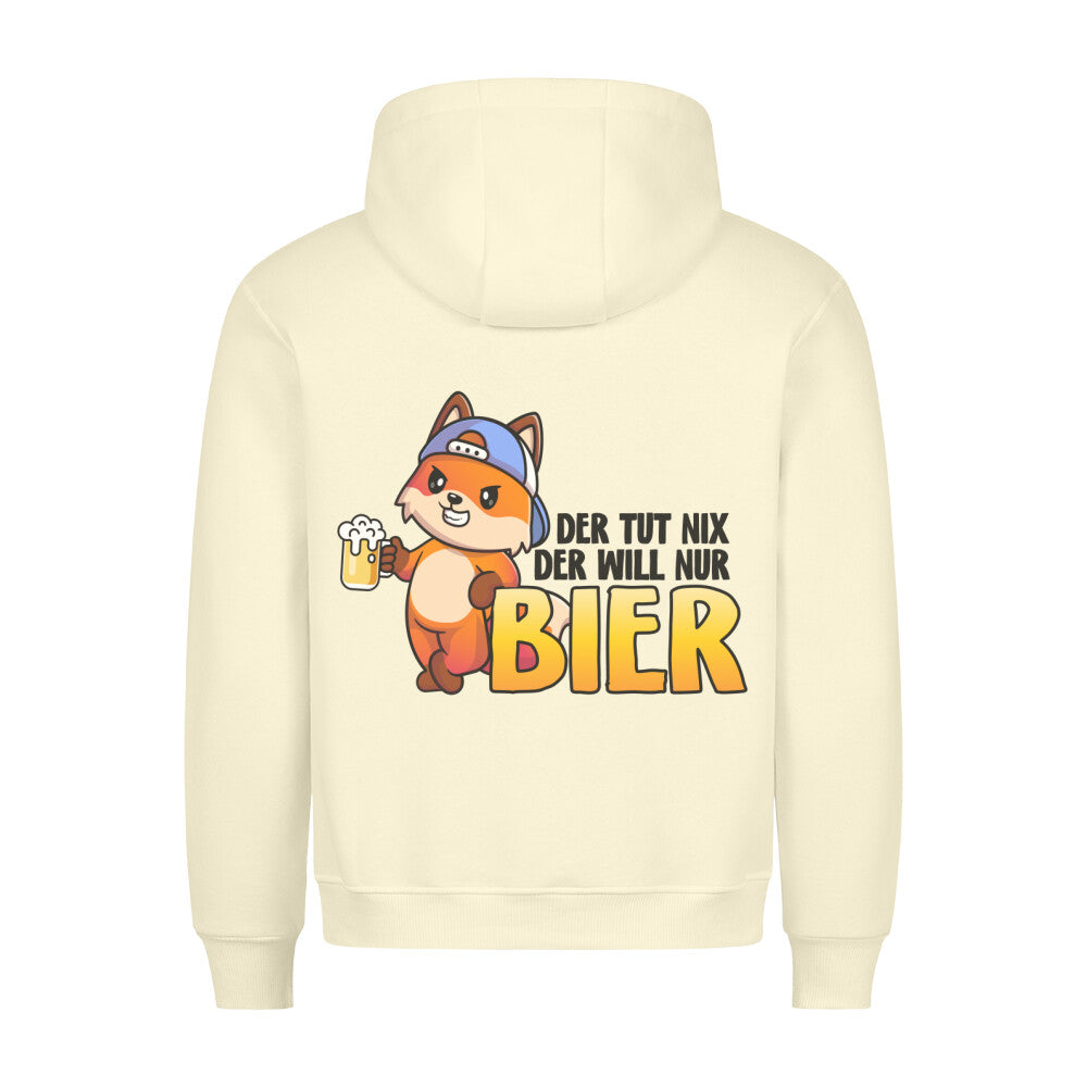 Bier Fuchs - Hoodie Unisex Rückendruck