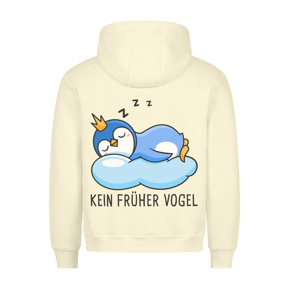 Kein Früher Vogel - Hoodie Unisex Rückendruck