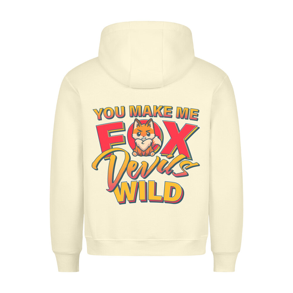 Fox Devils Wild - Hoodie Unisex Rückendruck