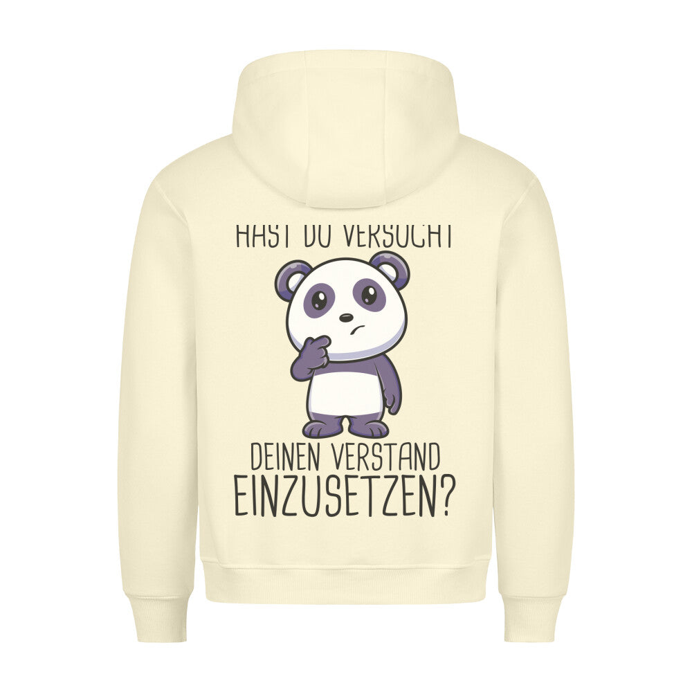 Verstand Panda - Hoodie Unisex Rückendruck