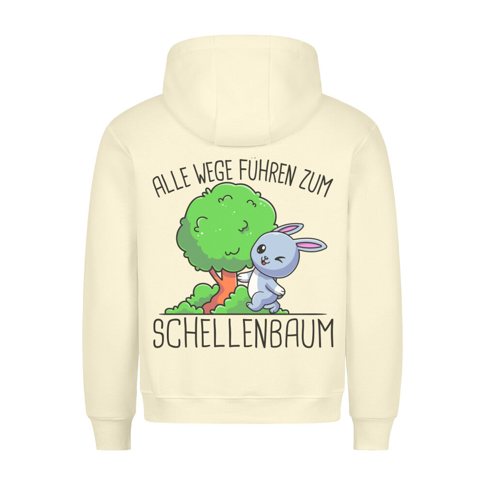 Schellenbaum Hase - Hoodie Unisex Rückendruck