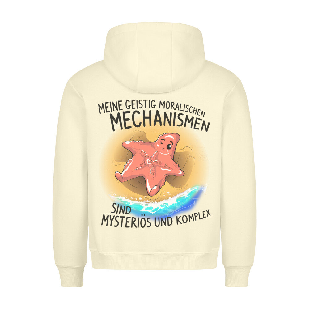 Moralische Mechanismen - Hoodie Unisex Rückendruck