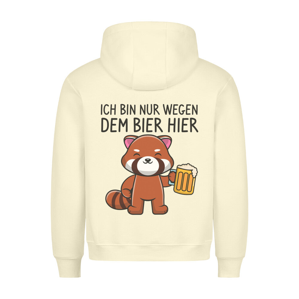 Bier Panda - Hoodie Unisex Rückendruck