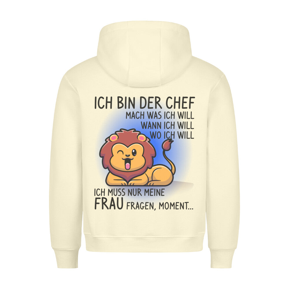 Chef Löwe - Hoodie Unisex Rückendruck