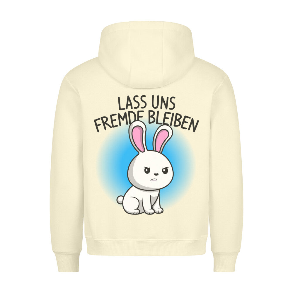 Fremde Hase - Hoodie Unisex Rückendruck