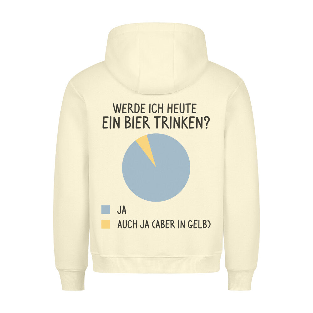 Ein Bier Trinken - Hoodie Unisex Rückendruck