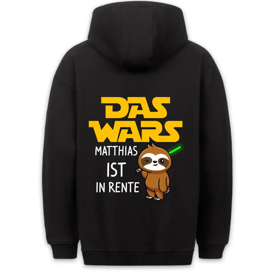 Das Wars - Personalisierbar Unisex