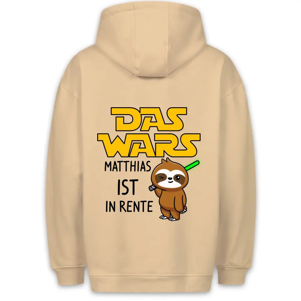 Das Wars - Personalisierbar Unisex