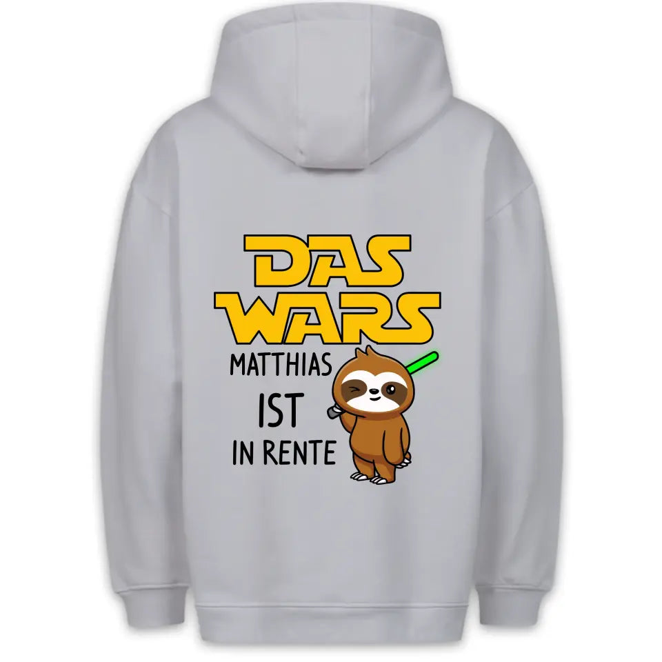 Das Wars - Personalisierbar Unisex