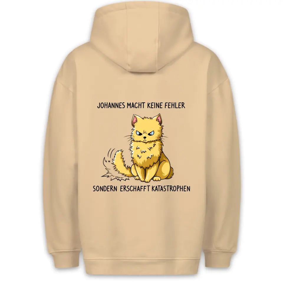 Katastrophen Katze - Personalisierbar Unisex