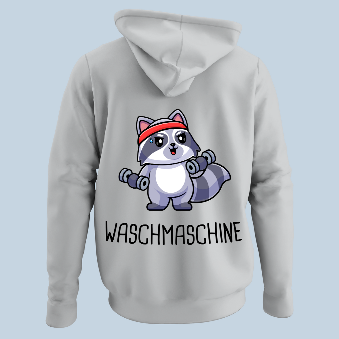 Waschmaschine - Hoodie Unisex Rückendruck