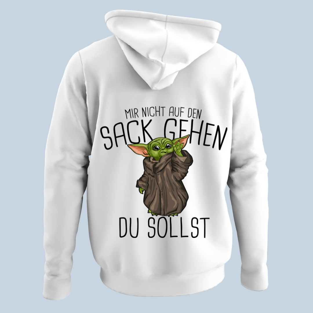 Auf den Sack gehen - Hoodie Unisex Rückendruck