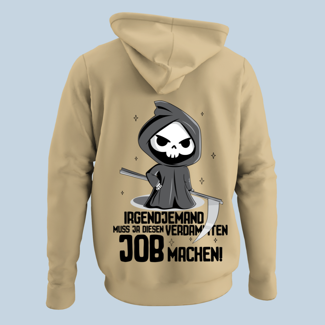 Job Sensenmann - Hoodie Unisex Rückendruck