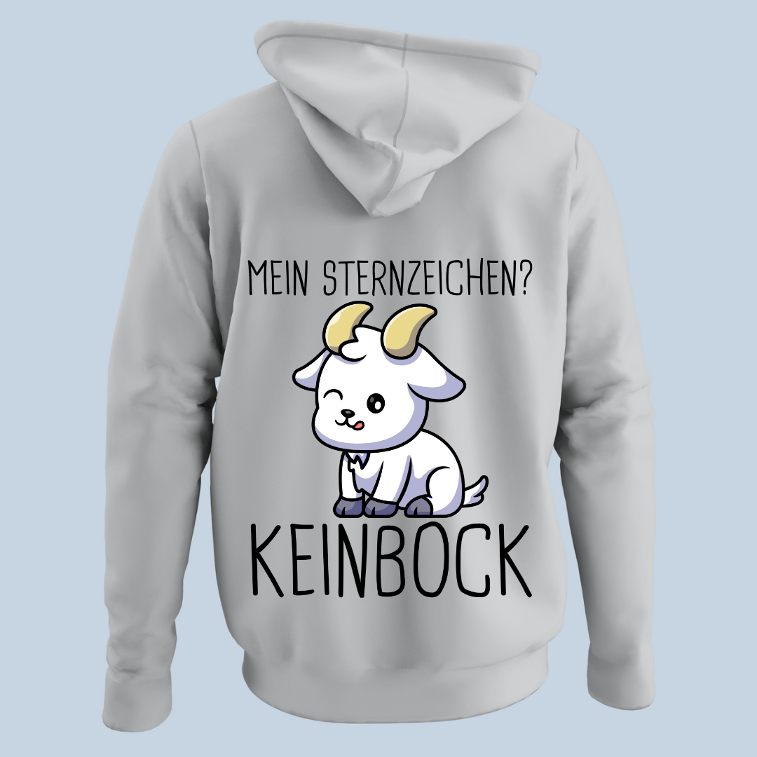 Sternzeichen Bock - Hoodie Unisex Rückendruck