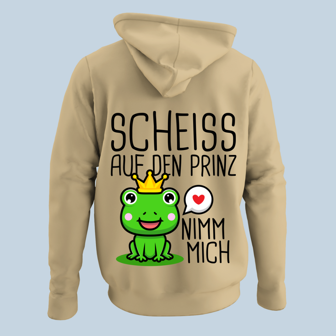 Prinz Frosch - Hoodie Unisex Rückendruck