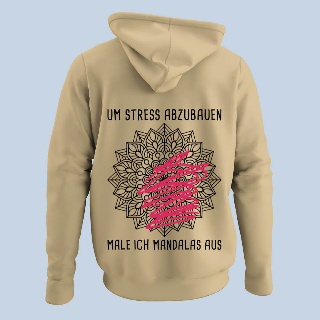 Mandala - Hoodie Unisex Rückendruck