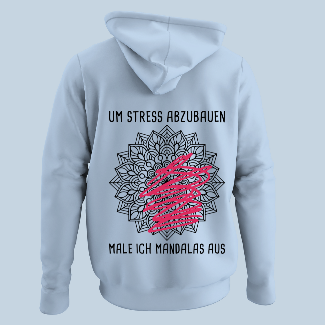 Mandala - Hoodie Unisex Rückendruck