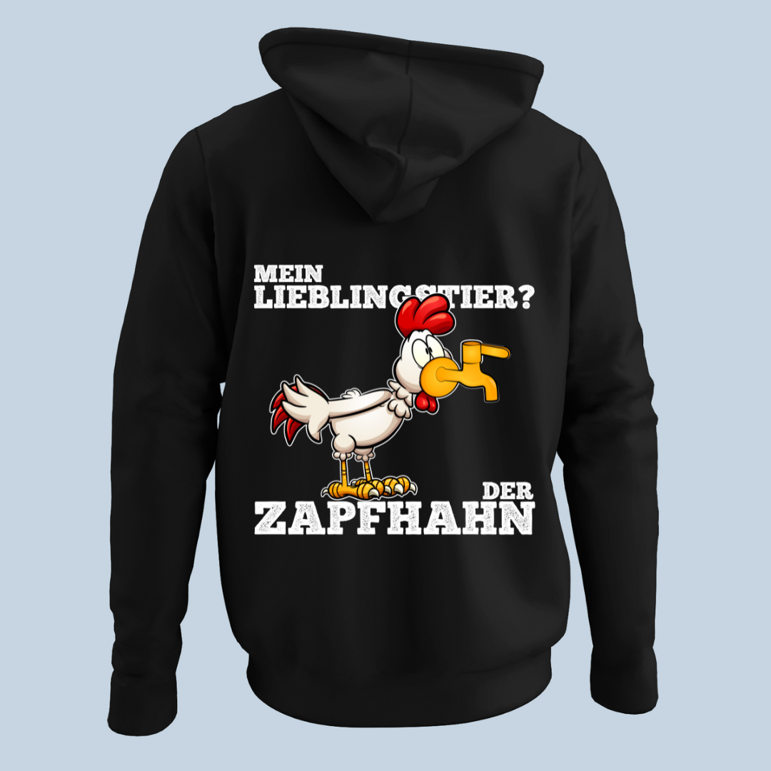 Zapfhahn - Hoodie Unisex Rückendruck